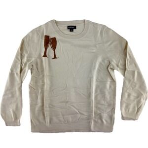 Studio Park x Alberti Popaj Icon Sweater Size Large Champagne Celebration